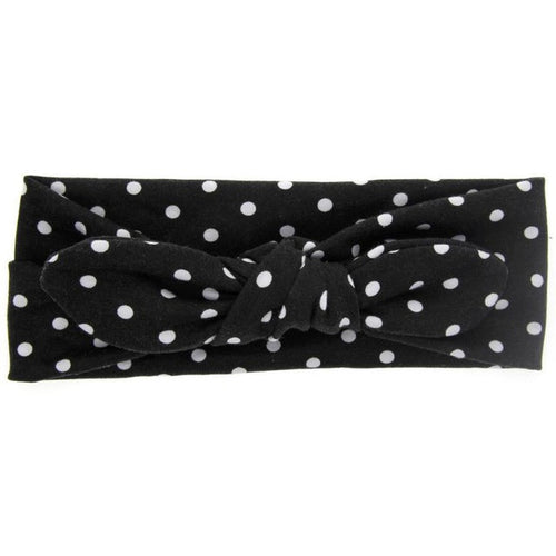 Bunny Head Band Girls Dot Print Headbands Rabbit Ears Bows Hair Decoration Style Accessori Capelli#121 SM6