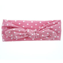 Bunny Head Band Girls Dot Print Headbands Rabbit Ears Bows Hair Decoration Style Accessori Capelli#121 SM6