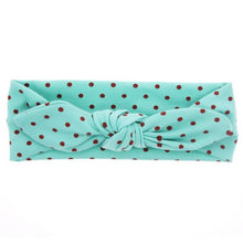 Bunny Head Band Girls Dot Print Headbands Rabbit Ears Bows Hair Decoration Style Accessori Capelli#121 SM6