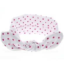 Bunny Head Band Girls Dot Print Headbands Rabbit Ears Bows Hair Decoration Style Accessori Capelli#121 SM6