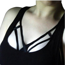 Bustier Crop Top Bandage Bra Strappy Hollow Out Bra Bustier Crop Top Women Alluring Harness Bra Elastic Cage Ropa Mujer#B728 SM6