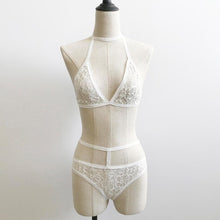 Bustier Crop Top Halter Lace Floral Hollow Out Sexy Lingerie Set Bandage Corset Breathable Tank Tops Lace Bralette#121 SM6