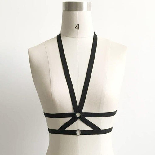 Bustier Haut Top Black Elastic Bandage hollow Halter Crop Top Sexy Woman Summer Lingerie Tubes Hot Lingerie#0521 SM6