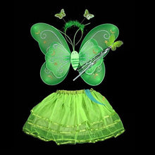Butterfly Wing Wand Headband Tutu Skirts Cosplay Costume For Fairy Girl Kids Skirt SM6