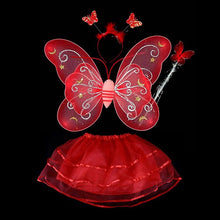 Butterfly Wing Wand Headband Tutu Skirts Cosplay Costume For Fairy Girl Kids Skirt SM6