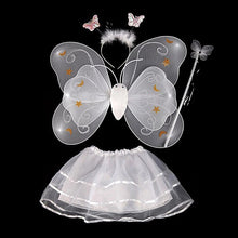 Butterfly Wing Wand Headband Tutu Skirts Cosplay Costume For Fairy Girl Kids Skirt SM6