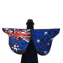 Butterfly Wings Shawl Colorful Printed Ladies Autumn Winter Warm Shawls And Wraps Poncho Feminino Inverno#A11 SM6