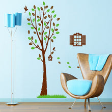 Cage flower cane sitting room background can remove wall household adornment wall stickers SM6