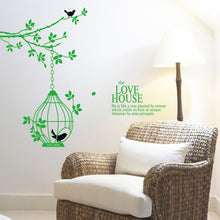 Cage sitting room background can remove the wall stick household adornment bedroom wall stickers SM6
