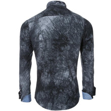 Camisa Denim Hombre Printing Long Sleeve Youth Slim Fit Denim Camiseta Masculina Mens Shirt Fashion Tops #C729 SM6