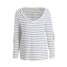 Camisas Femininas Long Sleeve Tshirt Women T Shirt Women Tops Poleras De Mujer Stripe T-shirt Blusa Lady Veste  SM6