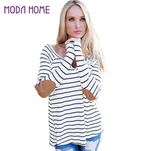 Camisas Femininas Long Sleeve Tshirt Women T Shirt Women Tops Poleras De Mujer Stripe T-shirt Blusa Lady Veste  SM6