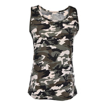 Camouflage Printed Tops Crops for Sleeveless Off Shoulder Sexy Shirt Women Backless Slim Fit Army Green Blusa Camis SM6
