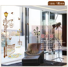 Can remove the wall lamps The sitting room the bedroom background porch is decorated corridor wall stickers SM6