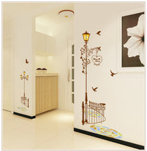 Can remove the wall lamps The sitting room the bedroom background porch is decorated corridor wall stickers SM6