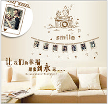 Can remove the wall stick a bedroom a sitting room sofa TV background photo frame stickers SM6