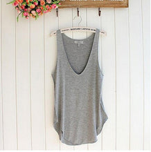 Candy Color Tank Top Summer Loose Vest 2017 Casual Summer Tops Sexy Lingerie Top Fitness Women Top Canotta Intima Donna#121 SM6