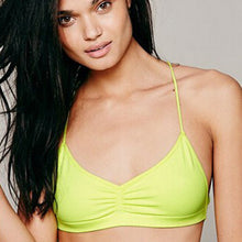 Candy Color Women Sexy Padded Bras Hollow Back Bralette Push Up Bra Strappy Caged Tank Tops Lingerie SM6