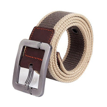 Canvas Belt Unisex Automatic Square Buckle Waist Strap Sports Knit Canvas Belts Cinturones Hombre#B725 SM6