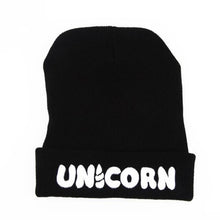 Cap Unisex Winter Black ZOMBIE CURSED UNICORN Beanie Hat And Snapback Gorros E Toucas #2458 SM6