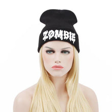 Cap Unisex Winter Black ZOMBIE CURSED UNICORN Beanie Hat And Snapback Gorros E Toucas #2458 SM6