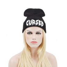 Cap Unisex Winter Black ZOMBIE CURSED UNICORN Beanie Hat And Snapback Gorros E Toucas #2458 SM6