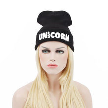 Cap Unisex Winter Black ZOMBIE CURSED UNICORN Beanie Hat And Snapback Gorros E Toucas #2458 SM6