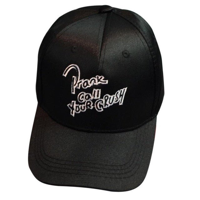 Cap Women Embroidery Letter Satin Snapback Caps Hip Hop Hats Gorras Planas Hip Hop Gorras Hombre#B726 SM6