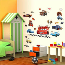 Cars wall stickers kids room decoration 8091. adesivos de paredes home decal animal mural art print movie poster 3.5 SM6