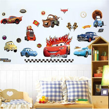 Cars wall stickers kids room decoration 8091. adesivos de paredes home decal animal mural art print movie poster 3.5 SM6
