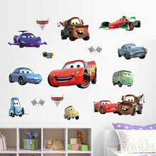 Cartoon Car Wall Stickers for kids Room Children Boy Bedroom Wall Decals Window poster wall sticker Poster Kids Gift Home Decor SM6