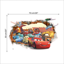 Cartoon Car Wall Stickers for kids Room Children Boy Bedroom Wall Decals Window poster wall sticker Poster Kids Gift Home Decor SM6