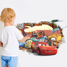 Cartoon Car Wall Stickers for kids Room Children Boy Bedroom Wall Decals Window poster wall sticker Poster Kids Gift Home Decor SM6