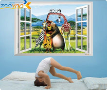 Cartoon Insects window wall stickers for kids rooms ZooYoo1402 decorative adesivo de parede removable pvc wall decal 3.5 SM6