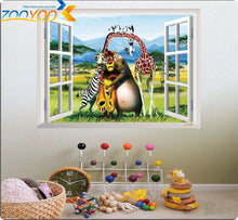 Cartoon Insects window wall stickers for kids rooms ZooYoo1402 decorative adesivo de parede removable pvc wall decal 3.5 SM6