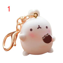 Cartoon Otato Bunny Decor Fat Rabbit Keychain Keyring Bag Gift Pendant Key Chain SM6