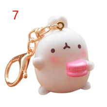 Cartoon Otato Bunny Decor Fat Rabbit Keychain Keyring Bag Gift Pendant Key Chain SM6