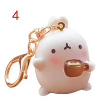 Cartoon Otato Bunny Decor Fat Rabbit Keychain Keyring Bag Gift Pendant Key Chain SM6