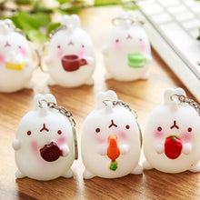 Cartoon Otato Bunny Decor Fat Rabbit Keychain Keyring Bag Gift Pendant Key Chain SM6