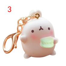 Cartoon Otato Bunny Decor Fat Rabbit Keychain Keyring Bag Gift Pendant Key Chain SM6
