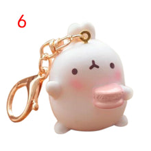 Cartoon Otato Bunny Decor Fat Rabbit Keychain Keyring Bag Gift Pendant Key Chain SM6