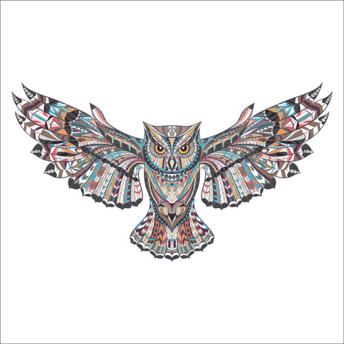 Cartoon Owl Animal Children Baby Bedroom Wall Sticker For Kids Rooms Eagle Hawk Wall Painted Tatoo Home Decor Art Decals SM6