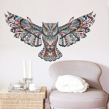 Cartoon Owl Animal Children Baby Bedroom Wall Sticker For Kids Rooms Eagle Hawk Wall Painted Tatoo Home Decor Art Decals SM6