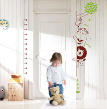 Cartoon animal height of children room decorate PVC movable wall household adornment wall stickers SM6