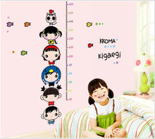 Cartoon children height of children room household adornment wall stickers on the wall SM6