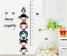 Cartoon children height of children room household adornment wall stickers on the wall SM6