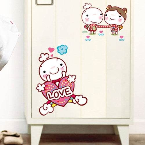 Cartoon dolls of children room decorate household adornment wall stickers in the wall SM6