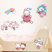 Cartoon dolls of children room decorate household adornment wall stickers in the wall SM6