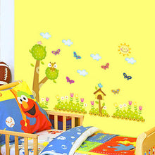 Cartoon forests and trees owl the household adornment of children room wall stickers on the wall SM6