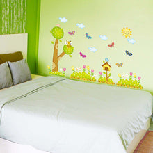 Cartoon forests and trees owl the household adornment of children room wall stickers on the wall SM6